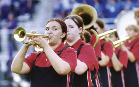 Vikings turn up the music at band night